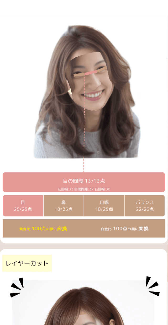 AIによるパーソナライズされた髪型提案一覧
